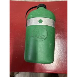 Vintage Oasis KWENCHER 1qt. Water Flask Canteen belt clip Los Angeles USA